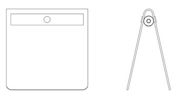 Dimensions of the Wand Martinelli Luce Table Lamp